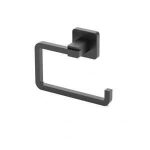 Aluminium Toilet Paper Holder Matte Black Bath Accessories Wall Mount Rustproof