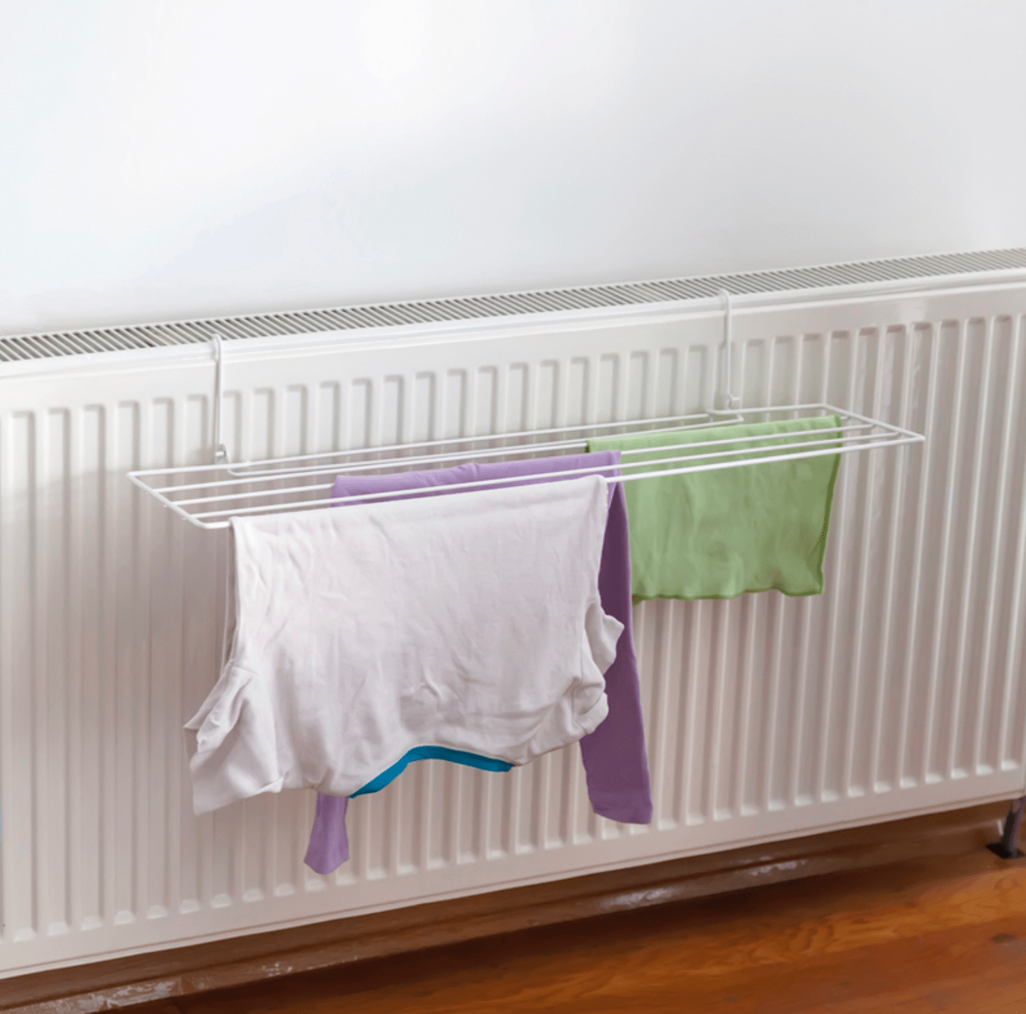 XL Foldable Over Radiator Airer Clothes Washing Drying Rack Towel Rail 4Bar 3M